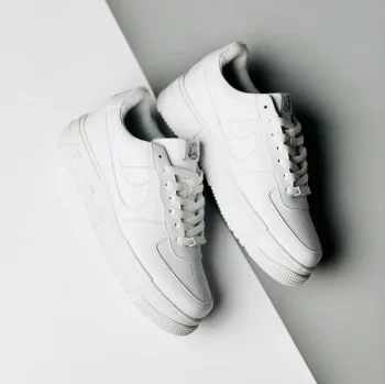 Nike air force 1 pixel  - ابيض ساده
