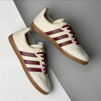 Adidas Samba  - بيج خط خمري