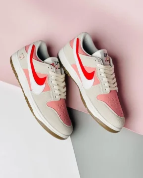 Nike Dunk Low SE 85 Neptune - سكني مع زهري