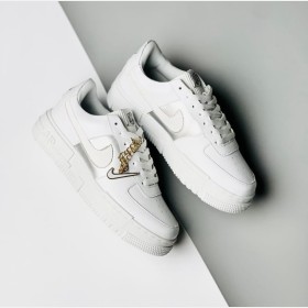 Nike air force 1 pixel - ابيض مع سلسله