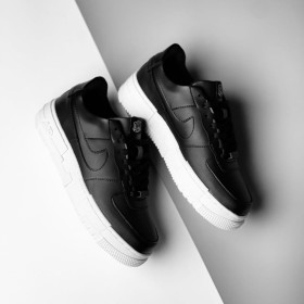 Nike air force 1 pixel - اسود نعل ابيض
