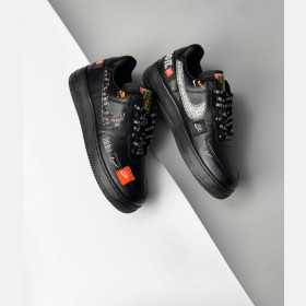 Nike air force 1 just do it - اسود