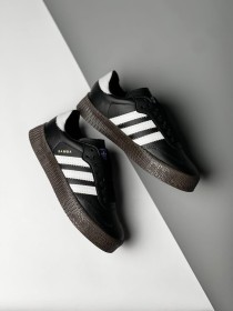 Adidas Samba Rose - اسود خط ابيض